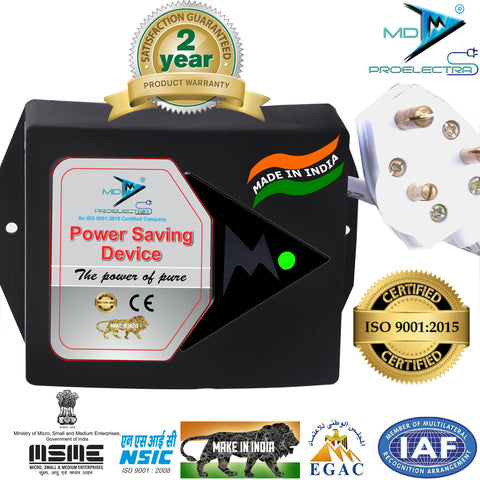 MD Proelectra (MDP07) - Power Saver (2 KW) - New Updated Electricity Saving Device (Electricity Saver) for Residential and Commercial - Made in India